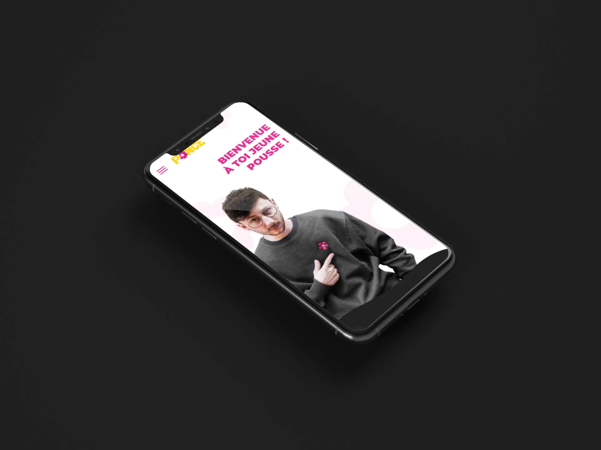 Mockup du concept design pour Ponce